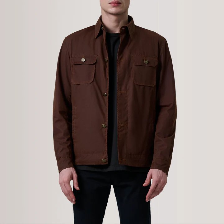 Irwin Brown Waxed Canvas Field Jacket