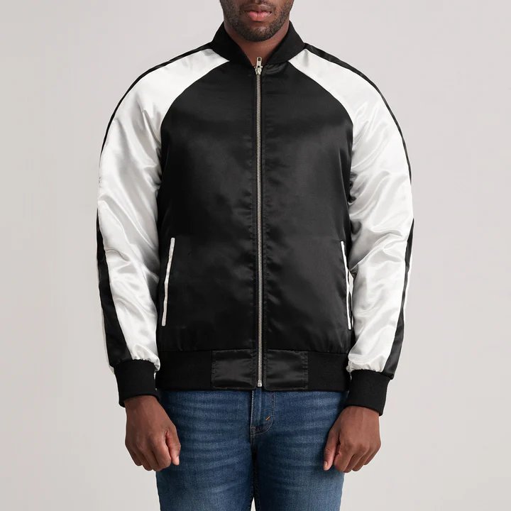 Clarke Black Varsity Jacket