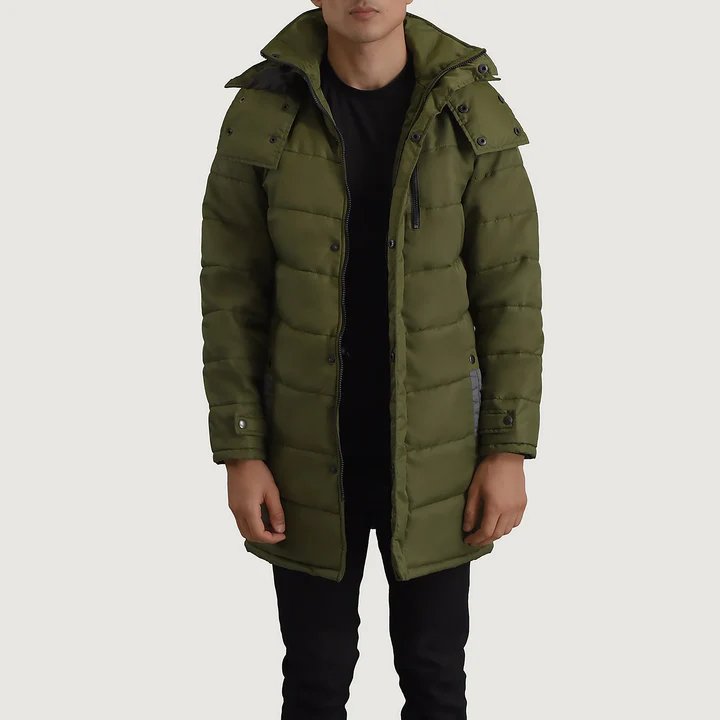 Moore Green Hooded Parka