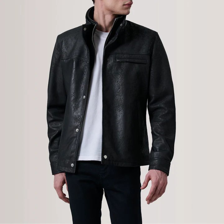 Sean Black Snuffed Classic Jacket